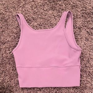 lululemon power pivot tank purple rib
